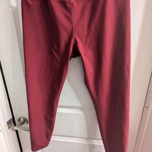 Sage Brand Yogawear Burgundy Yoga Pants XL
